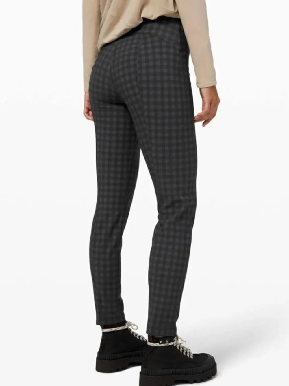 NEW! LULULEMON HERE TO THERE HIGH-RISE 7/8 PANTS BRIGHTON BUFFALO PRINT sz 8